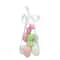 Pastel Pink, Green and White Easter Egg Cluster Hanging Decoration
